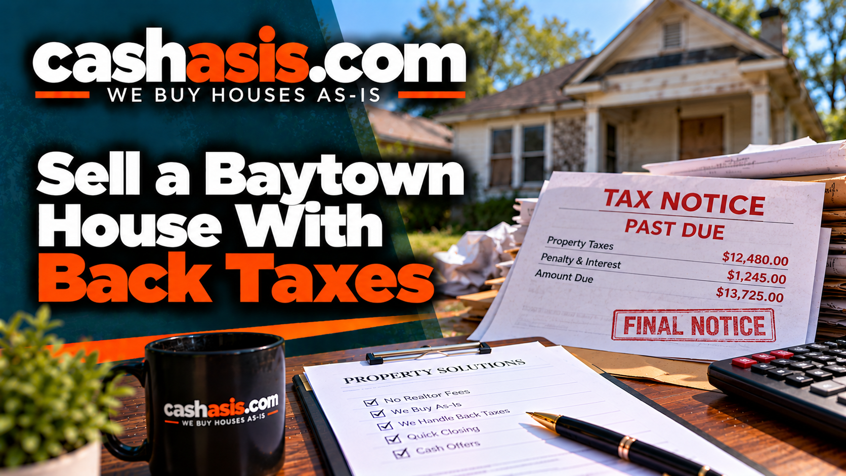 Sell a Baytown House With Back Taxes
